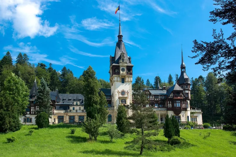 Peles Schloss in Rumänien.