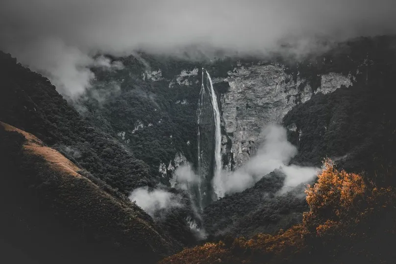 Gocta Wasserfall, Peru.