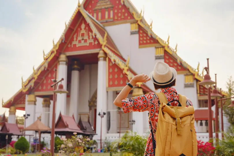 Buddhist Tempel on Thailand.