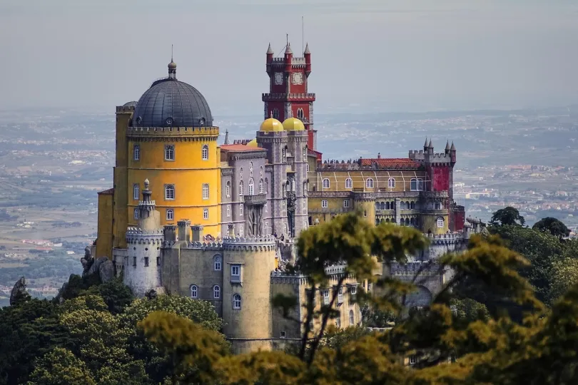 Schloss in Portugal.