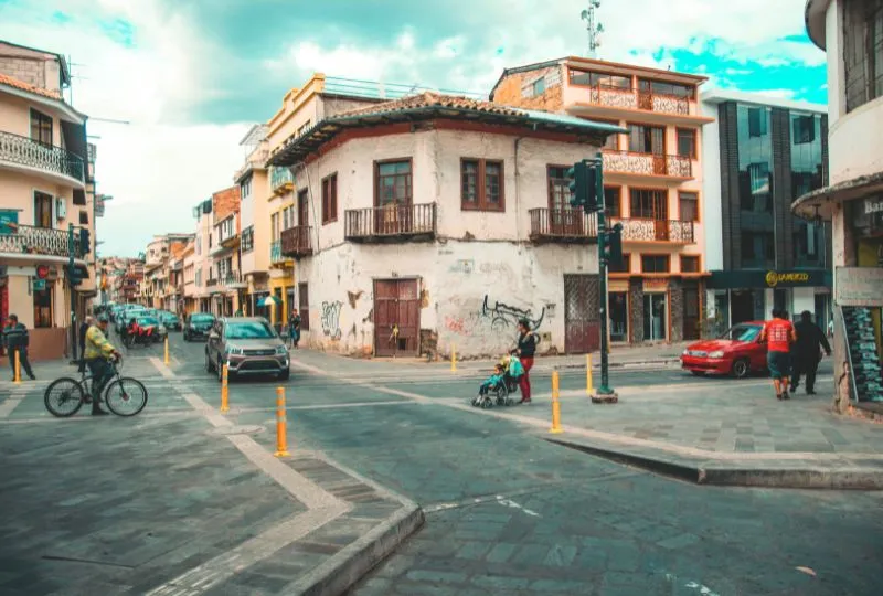 Cuenca in Ecuador.