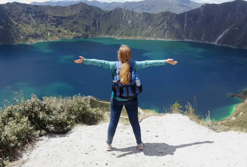 Quilotoa in Ecuador.