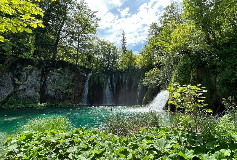 Plitvice Lakes in Kroatien.
