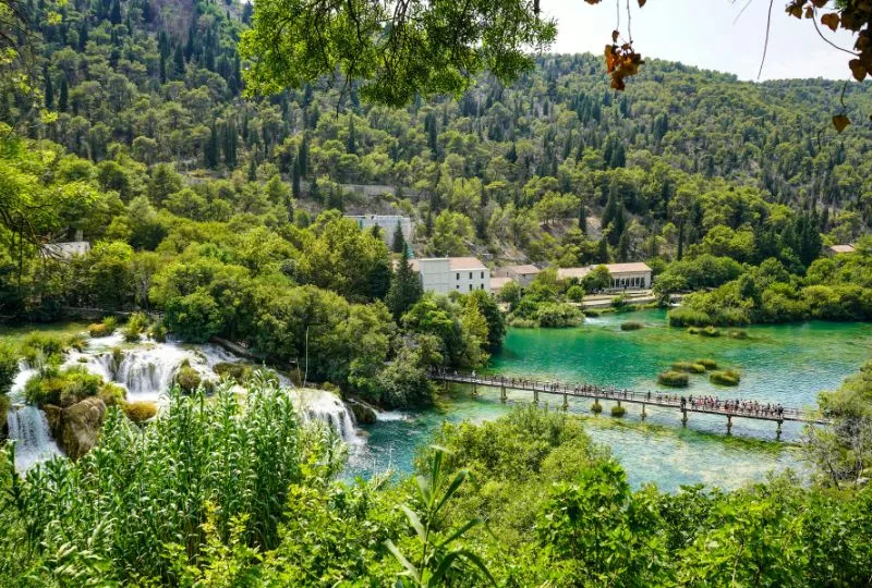 Kroatien mit Kindern - Krka Nationalpark.