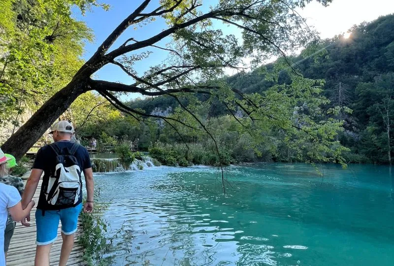 Kroatien mit Kindern - Plitvice Seen.
