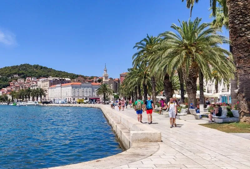 Kroatien mit Kindern -Split und Weiterreise nach Krka Nationalpark.