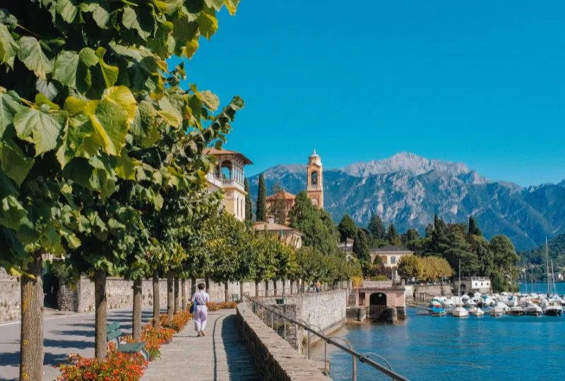 Comersee Promenade in Italien