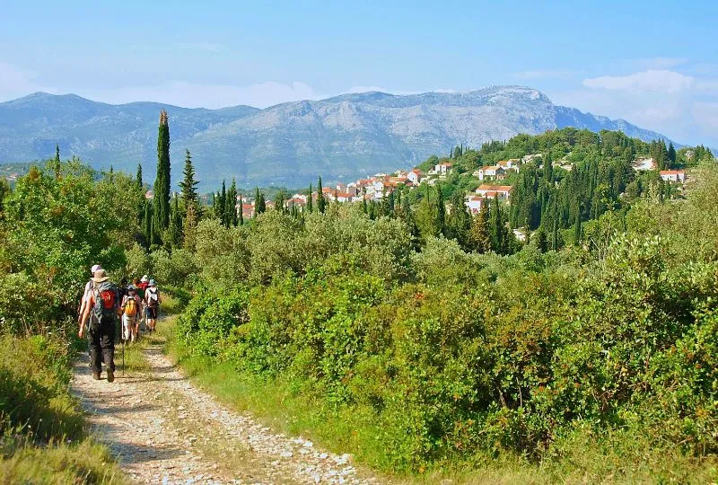 Wanderer in Kroatien 