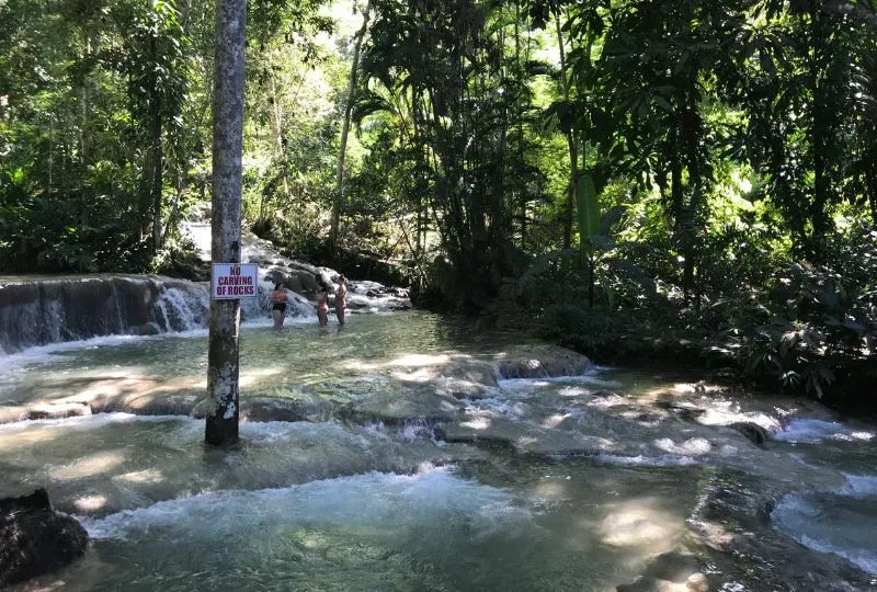 Naturwunder in Ocho Rios: Dunn's River Falls.