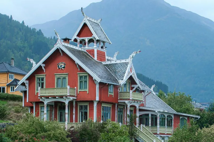 Autorundreise Norwegen - Balestrand.