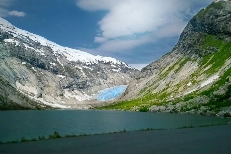Autorundreise Norwegen - Skjolden- Nigardsbreen Gletscher.