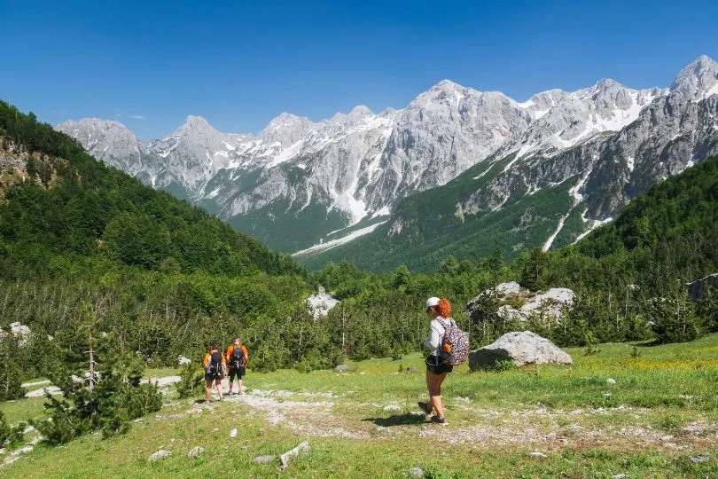 Rundreise Albanien Montenegro - Theth und die Albanischen Alpen.
