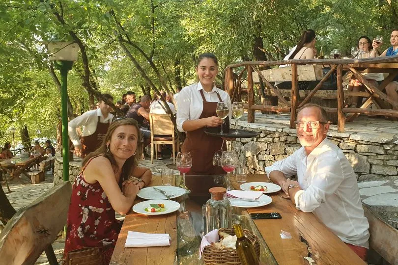 Rundreise Albanien Montenegro - Weinprobe.
