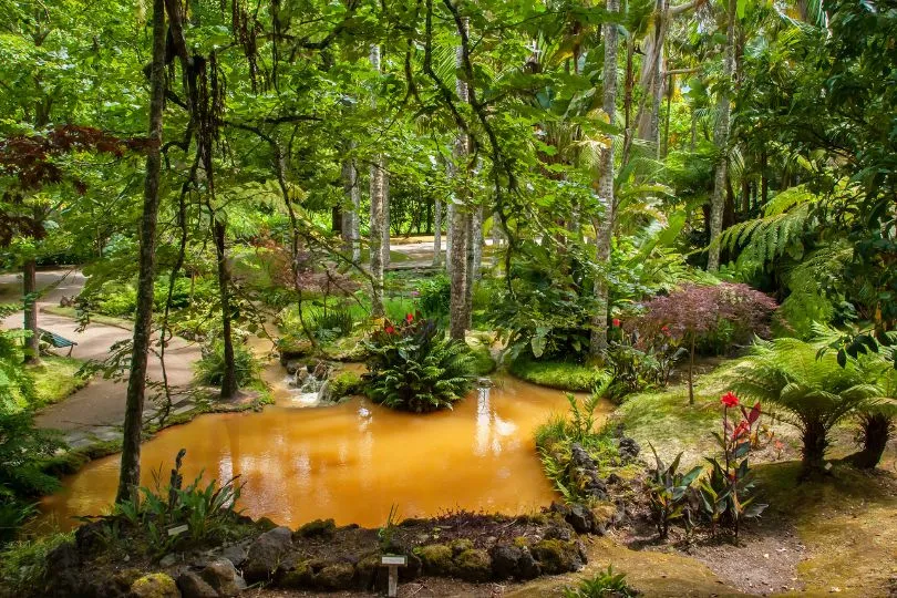 Azoren mit Kindern, Terra Nostra Park.