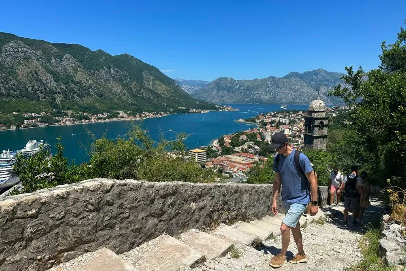 Balkan Rundreise - Die Bucht von Kotor.