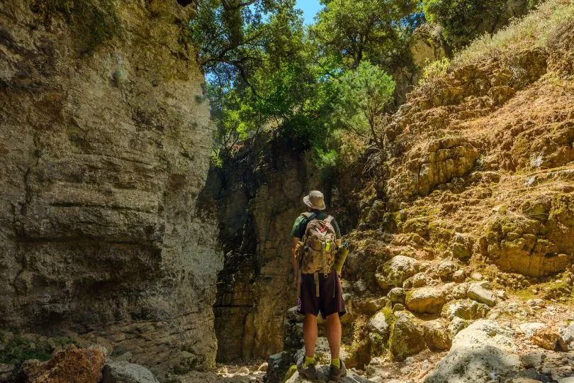Wandern auf Kreta - Imbros Schlucht.