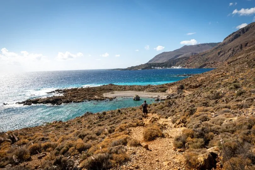 Wandern auf Kreta - Küstenwanderung nach Loutro.