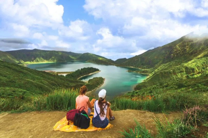 Wandern auf den Azoren, Lagoa do Fogo.