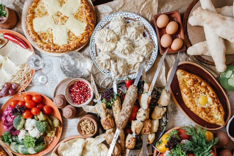 Familienurlaub in Georgien - Essen.
