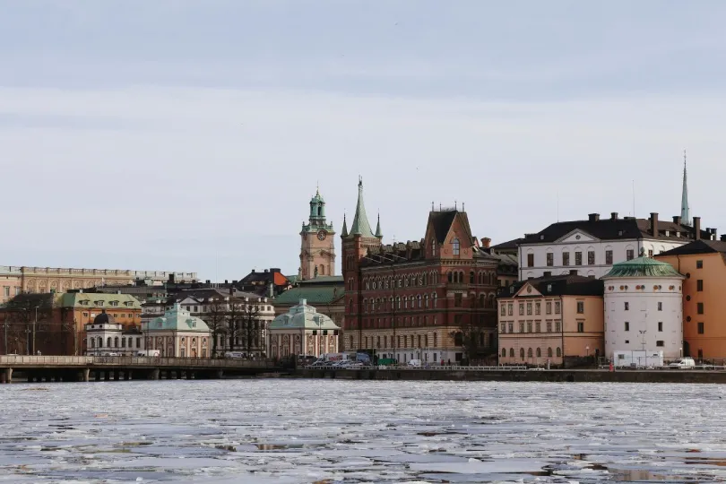 Stockholm im Winter.