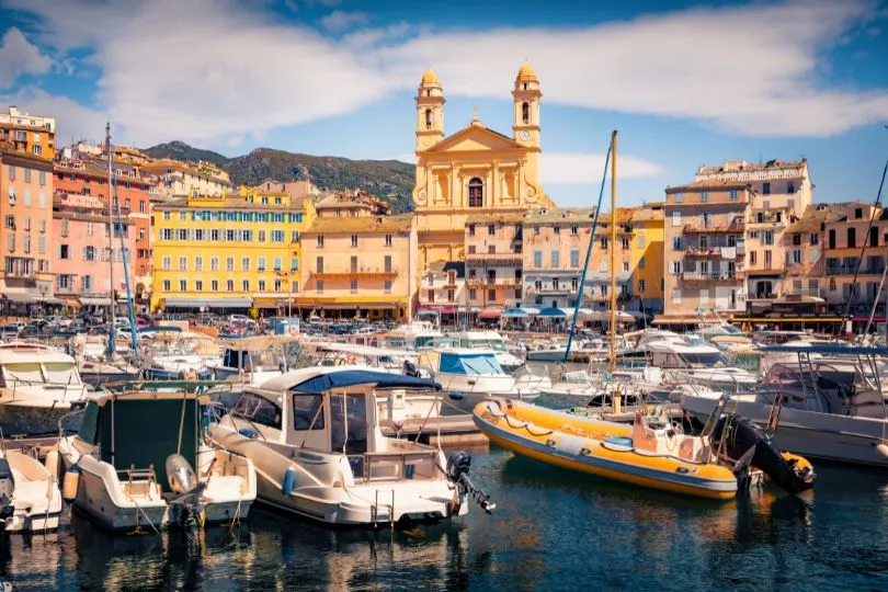 Korsika mit dem Zug - Ankommen in Bastia.