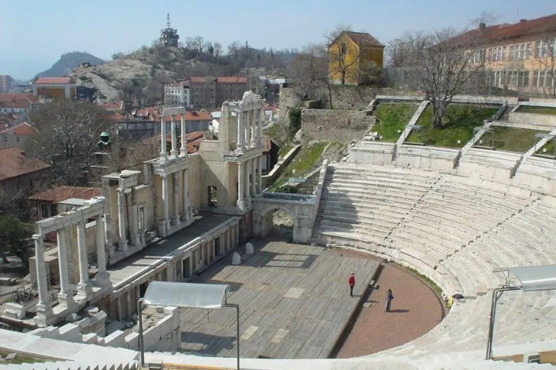 Bulgarien Plovdiv Amphitheater