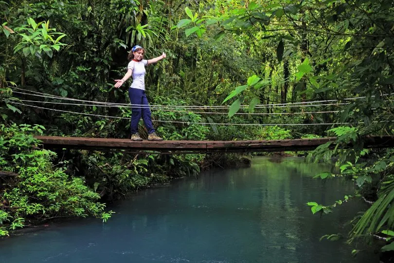 Costa Rica Familienreise - Hängebrücken im Nebelwald von Monteverde.