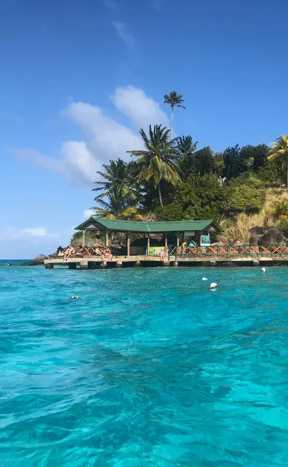 Insel in der kolumbianischen Karibik