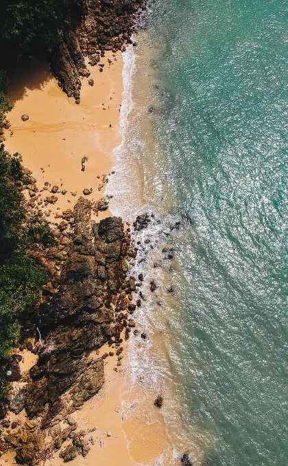 Strand und Meer in Thailands