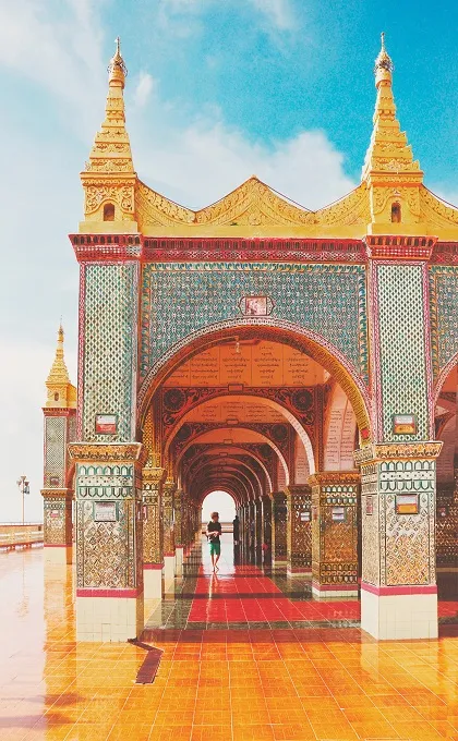 Goldener Tempel in Myanmar