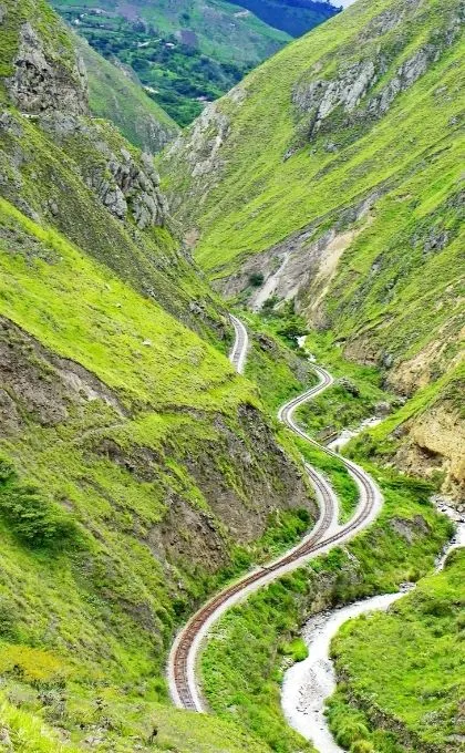 Nariz del Diablo in Ecuador