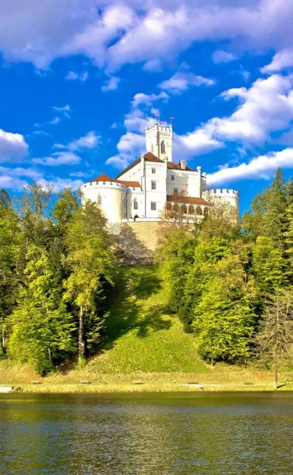 Schloss Trakošćan in Kroatien.