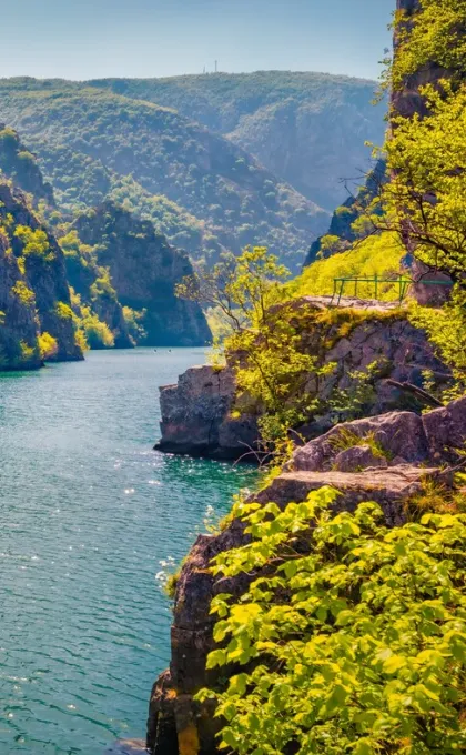 Sehenswürdigkeiten in Nordmazedonien, Matka Schlucht.