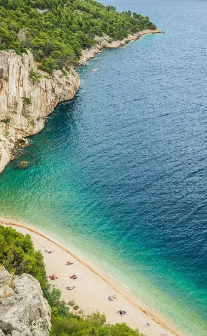 Schönsten Strände Kroatien.