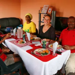 Mit den Locals essen in Südafrika