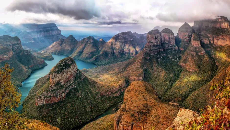 Aussicht auf die Berge Südafrikas