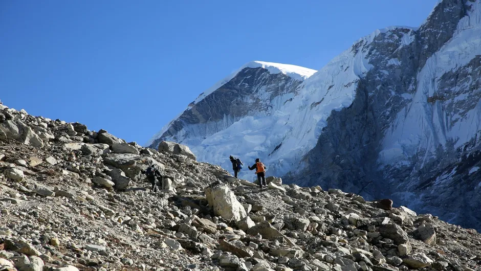 Blick auf die Landschaft des Himalayagebirges