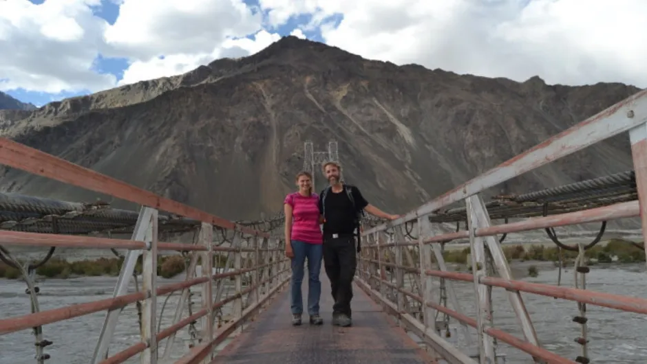 Natascha reiset mit ihrem Partner nach Ladakh