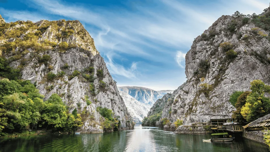 Matka Schlucht Nordmazedonien
