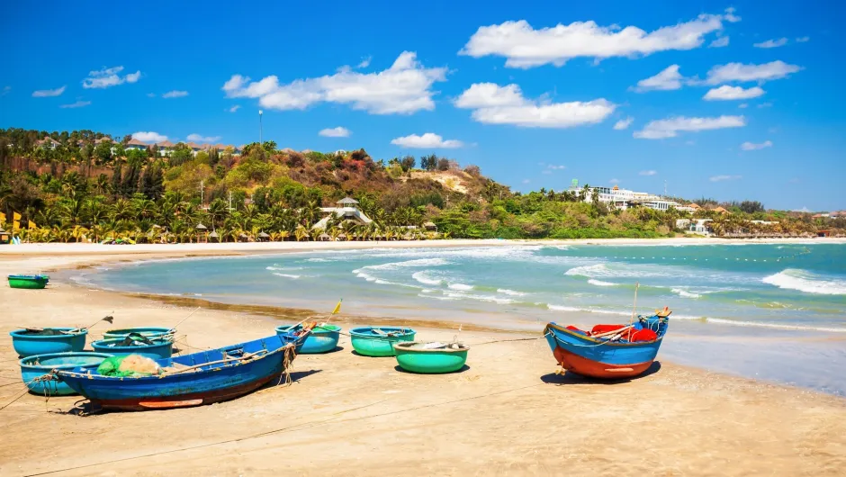 Vietnam mit Kindern, Strand in Phan Thiet, Vietnam