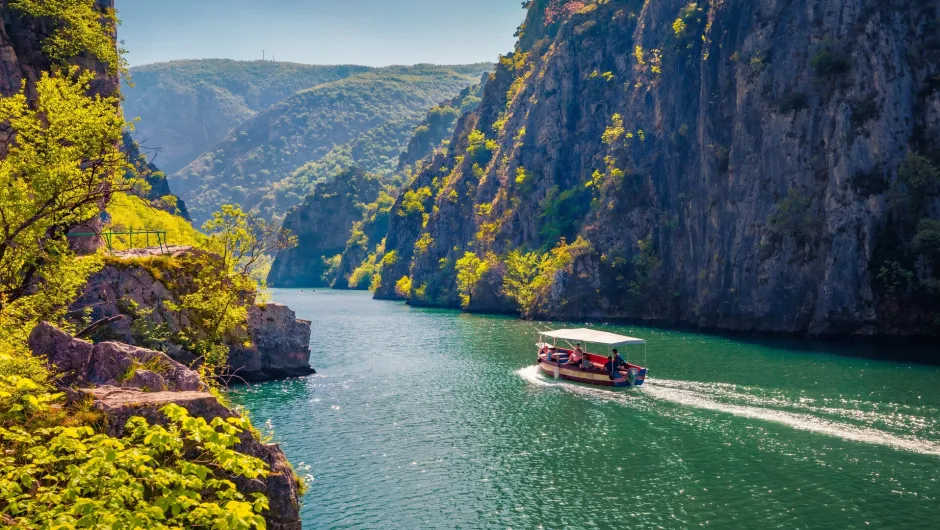 Sehenswürdigkeiten in Nordmazedonien, Matka Schlucht.