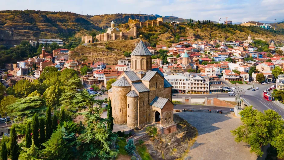 Georgien Beste Reisezeit. Stadt.