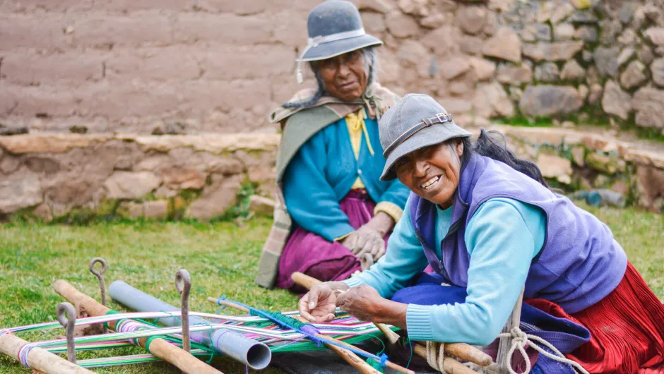 Individualreise durch Peru, peruanische Frauen.