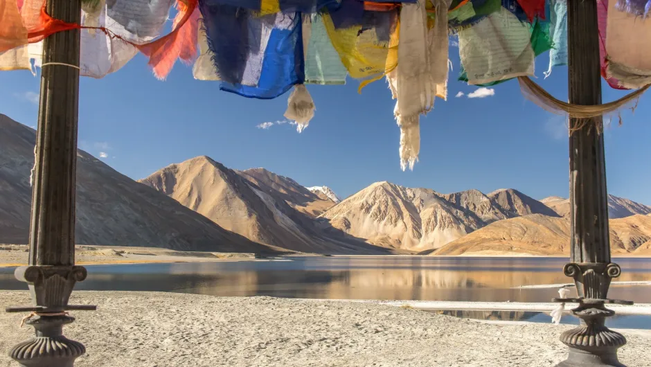 Ladakh Bergen aussicht.