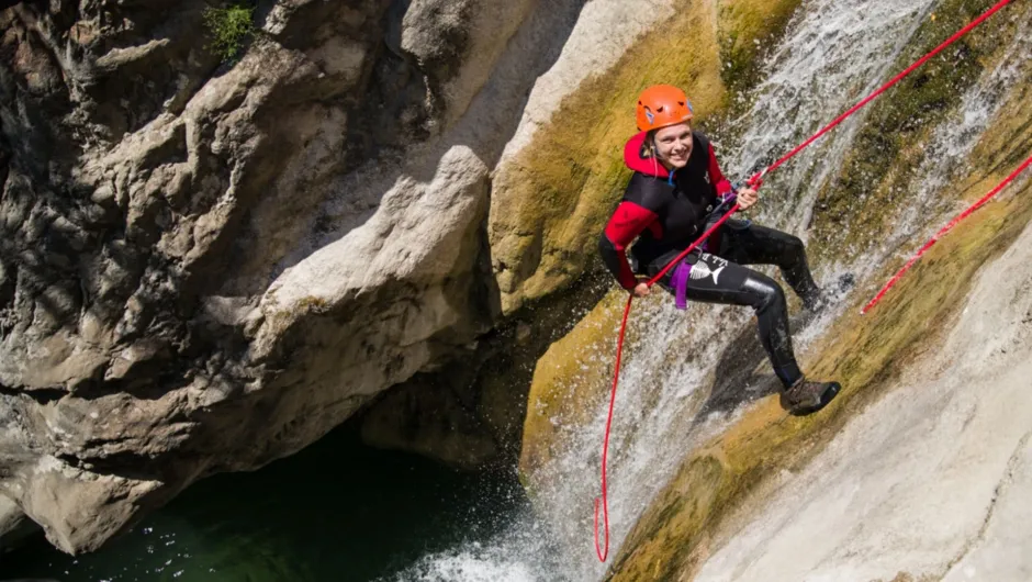 Canyoning in Stari Bar.