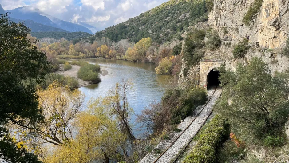 Mit dem Zug nach Griechenland.