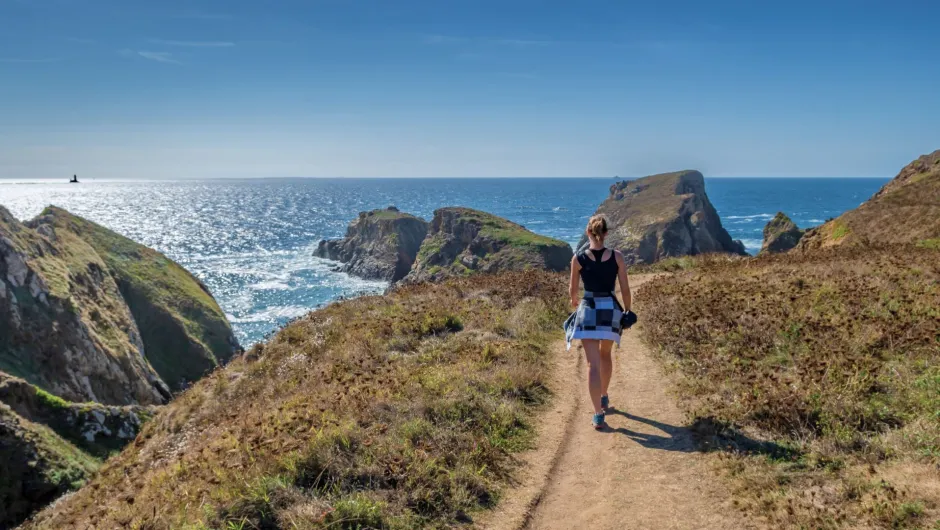 Wandern in der Bretagne.