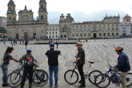 Unternehmen Sie eine Fahrradtour durch Bogotá