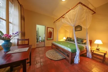 Die Zimmer des Papyrus Gästehaus in Uganda