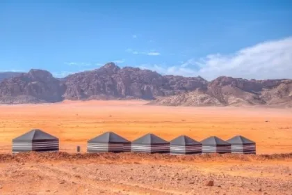 Statt Hotel: Beduinen Camp in Jordanien